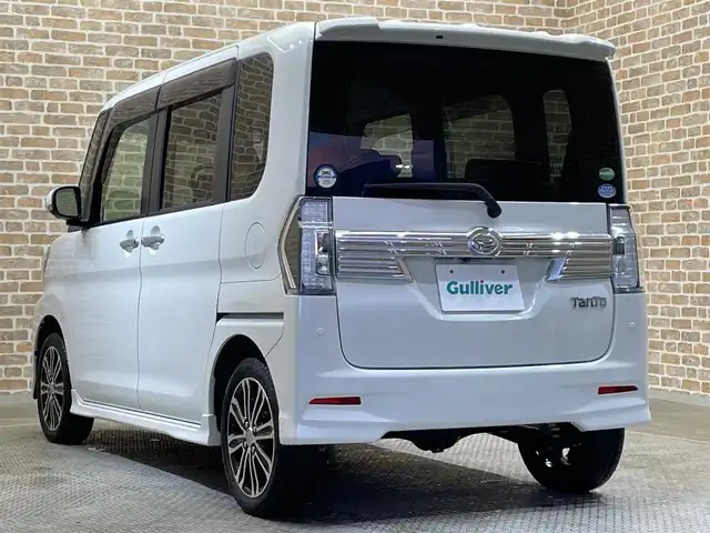 ダイハツ タント カスタムRS トップED LTD SAⅢ 岩手県 2018(平30)年 5.1万km パールホワイトⅢ ワンオーナー/４WD/ターボ/両側パワースライドドア/パノラマモニター/スマートアシスト３/衝突回避支援ブレーキ/車線逸脱警報/誤発進抑制機能/先行車発信お知らせ機能/ハイビームアシスト/横滑り防止装置/アイドリングストップ/純正SDナビ/フルセグTV/運転席シートヒーター/ロールサンシェード/ETC2.0/ドライブレコーダー/LEDヘッドライト/LEDフォグライト/純正１５インチアルミホイール