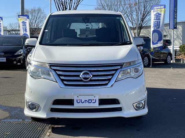 日産 セレナ HWS S HV Vセレ +SeftyⅡ 宮城県 2015(平27)年 9.5万km ブリリアントホワイトパール