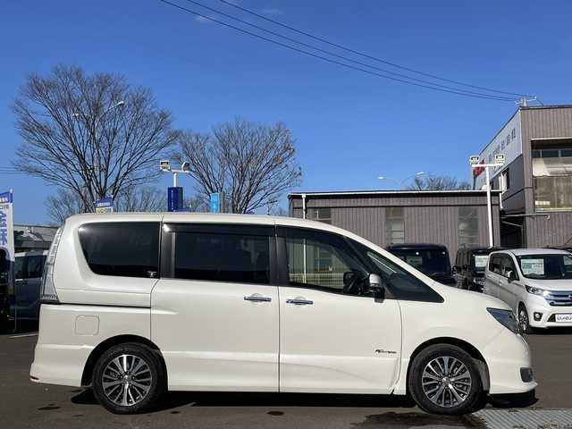 日産 セレナ HWS S HV Vセレ +SeftyⅡ 宮城県 2015(平27)年 9.5万km ブリリアントホワイトパール