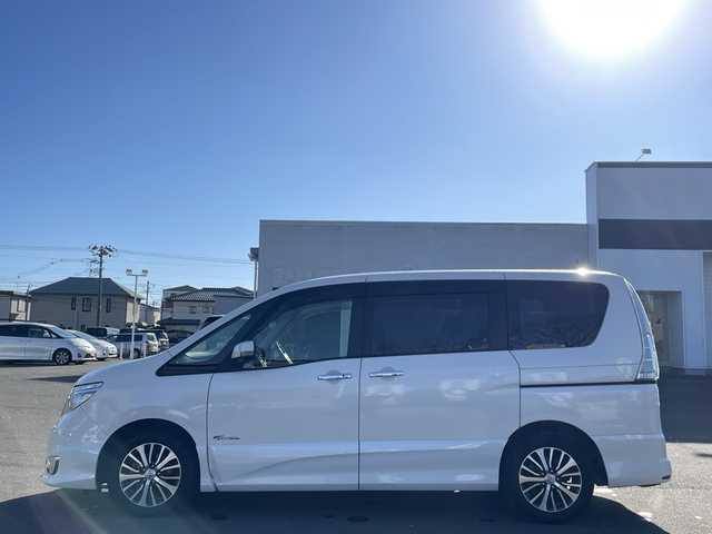 日産 セレナ HWS S HV Vセレ +SeftyⅡ 宮城県 2015(平27)年 9.5万km ブリリアントホワイトパール