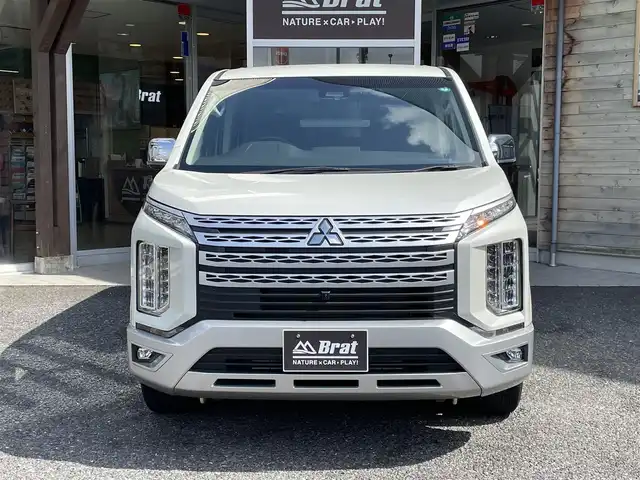 三菱 デリカＤ：５ P 福島県 2020(令2)年 3.8万km ウォームホワイトP/スターリングシルバーM オートステップ/全周囲カメラ/クルーズコントロール/プッシュスタート/両側パワースライドドア/ETC/パワーバックドア/LEDヘッドライト/フォグランプ/運転席パワーシート/シートヒーター/ドアバイザー