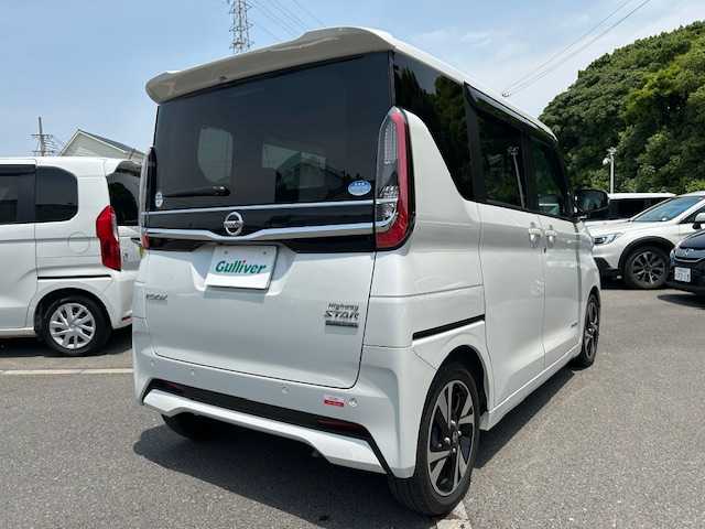 日産 ルークス HWS Gターボ プロパイロットED 大阪府 2021(令3)年 1.2万km ホワイトパール プロパイロット/横滑り防止装置/レーンキープアシスト/コーナーセンサー/衝突被害軽減システム/ABS/エマージェンシーブレーキ/クリアランスソナー/電子パーキングブレーキ/ステアリングスイッチ/シートヒーター/オートライト/オートハイビーム/純正アルミホイール/純正フロアマット/ドアバイザー/両側パワースライドドア/スマートキー（2本）