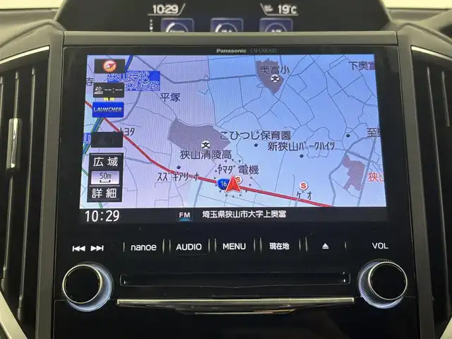 スバル インプレッサ スポーツ 2．0i－L アイサイト 埼玉県 2018(平30)年 2.4万km クリスタルブラックシリカ アイサイト/Panasonicメモリーナビ/CN-LR830D/　Apple car play/ダウンヒルコントロール/前後ドライブレコーダー/革巻きステアリング/パドルシフト/レーンキープアシスト/トノカバー/nanoe