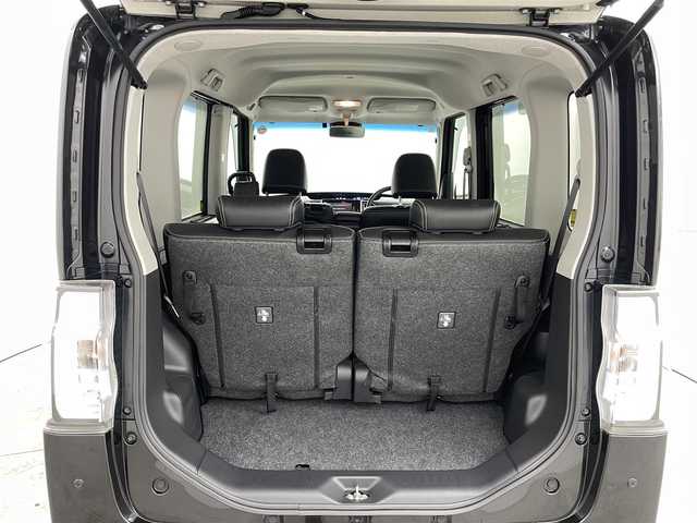 ダイハツ タント カスタム RS トップED SA Ⅲ 福島県 2017(平29)年 4.6万km ブラックマイカメタリック スマートアシスト/・衝突軽減ブレーキ/・車線逸脱警報装置/・オートハイビーム/社外ナビ/・型番：CN-RE03WD/・フルセグTV/Bluetooth/CD/DVD/・バックカメラ/・ETC/両側パワースライドドア/アイドリングストップ/革巻きステアリング/・ステアリングリモコン/ハーフレザーシート/・シートヒーター(運転席)/プッシュスタート/・スマートキー/LEDヘッドライト/・オートライト/・フォグライト/電動格納ミラー/社外フロアマット