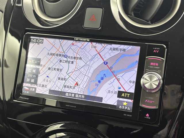 日産 ノート e－パワー X 福井県 2019(令1)年 4.2万km ダークメタルグレー carrozzeriaナビ/CD/DVD/Bluetooth/TV/バックカメラ/レーンキープアシスト/横滑り防止装置/オートライト/スマートキー/ETC