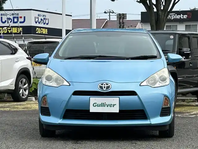 トヨタ アクア S 宮城県 2012(平24)年 14.4万km クールソーダメタリック メモリナビ/ＤＶＤ／ＣＤ／Ｂｌｕｅｔｏｏｔｈ/フルセグＴＶ/クルーズコントロール/オートライト/アイドリングストップ/シートヒーター/純正フロアマット/ハロゲンヘッドライト