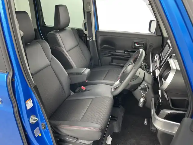スズキ スペーシア カスタム HYBRID XS 愛知県 2018(平30)年 4.3万km ブリスクブルーM 純正7インチＳＤナビ(KXM-E503W)/フルセグ/ＣＤ/ＤＶＤ/Ｂｌｕｅｔｏｏｔｈ　/バックカメラ/ドライブレコーダー　/両側パワースライドドア　　/衝突軽減ブレーキ　/レーンキープアシスト　/ハーフレザーシート　/運転席シートヒーター/LEDヘッドライト/純正15インチアルミホイール/革巻きステアリング/リアスリムサーキュレーター/パーソナルテーブルリア左右/スマートキー