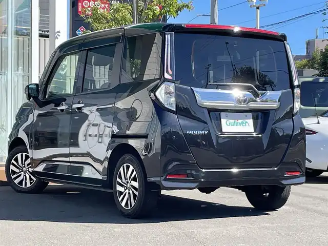 トヨタ ルーミー カスタムG 道央・札幌 2022(令4)年 4.2万km ブラックマイカメタリック ・４WD/・ワンオーナー/・衝突軽減ブレーキ/・寒冷地仕様/・両側パワースライドドア/・純正SDナビ/　CD＆BT＆SD＆TV/・バックカメラ/・コーナーセンサー/・レーンキープアシスト/・レーダークルーズコントロール/・アイドリングストップ/・純正エンジンスターター/・シートヒーター/・オートエアコン/・オートライト/・オートリトラミラー/・プッシュスタート/・スマートキー/・ワイパー熱線/・前後ドライブレコーダー/・ビルトインETC/・ステアリングスイッチ/・ハンズフリー/・純正フロアマット/・ドアバイザー/・ウィンカーミラー/・フォグライト/・LEDヘッドライト