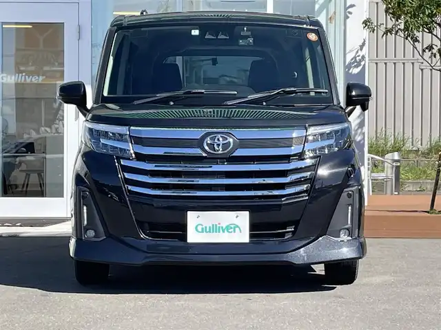 トヨタ ルーミー カスタムG 道央・札幌 2022(令4)年 4.2万km ブラックマイカメタリック ・４WD/・ワンオーナー/・衝突軽減ブレーキ/・寒冷地仕様/・両側パワースライドドア/・純正SDナビ/　CD＆BT＆SD＆TV/・バックカメラ/・コーナーセンサー/・レーンキープアシスト/・レーダークルーズコントロール/・アイドリングストップ/・純正エンジンスターター/・シートヒーター/・オートエアコン/・オートライト/・オートリトラミラー/・プッシュスタート/・スマートキー/・ワイパー熱線/・前後ドライブレコーダー/・ビルトインETC/・ステアリングスイッチ/・ハンズフリー/・純正フロアマット/・ドアバイザー/・ウィンカーミラー/・フォグライト/・LEDヘッドライト