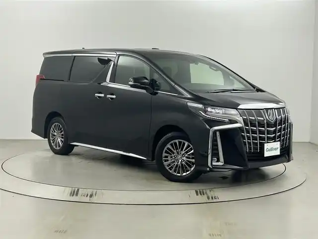 トヨタ アルファードハイブリット エグゼクティブ ラウンジ S 埼玉県 2021(令3)年 1.9万km ブラック 純正SDナビ/（フルセグTV/BT/CD/DVD/AM/FM/USB）/純正フリップモニター/全方位カメラ/JBLサウンド/サンルーフ/BSM/360度ドラレコ/レザーシート/エアシート＆シートヒーター/全席パワーシート/両側パワースライドドア/ハンドルヒーター/レーダークルコン/ビルトインETC2.0/オートハイビーム
