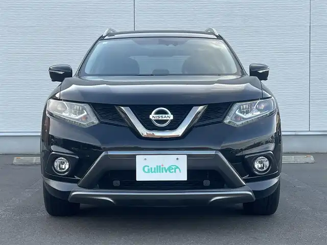 日産 エクストレイル 20Xt ブラックエクストリーマーX エマB 秋田県 2016(平28)年 8.5万km ダイヤモンドブラック ４WD/衝突軽減システム/LEDヘッドライト/純正SDナビ/ワンセグ/全方位カメラ/アラウンドビューモニター/STRANGER SR 18インチアルミ（夏タイヤ装着）/スマートキー/アイドリングストップ/プッシュスタート/クルーズコントロール追従走行無/ダウンヒルアシストコントロール/コーナーセンサー/ステアリングスイッチ/前席シートヒーター/ETC/ルーフレール/センターデフロック/電動リアゲート/純正フロアマット/純正ドアバイザー/オートライト/オートエアコン/パワーステアリング/パワーウィンドウ/横滑り防止/盗難防止装置/寒冷地仕様/電動格納ウィンカーミラー/キーレスエントリー/保証書/取扱説明書/記録簿