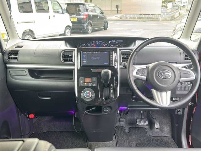 ダイハツ タント カスタム RS トップED SA 長野県 2015(平27)年 14.8万km ファイアークォーツレッドM (株)IDOMが運営する【じしゃロン長野店】の自社ローン対象車両になります。こちらは現金ご利用時の価格です。自社ローンご希望の方は別途その旨お申付け下さい。/4WD/ターボ/純正ナビ/バックカメラ/フルセグTB/Bluetooth