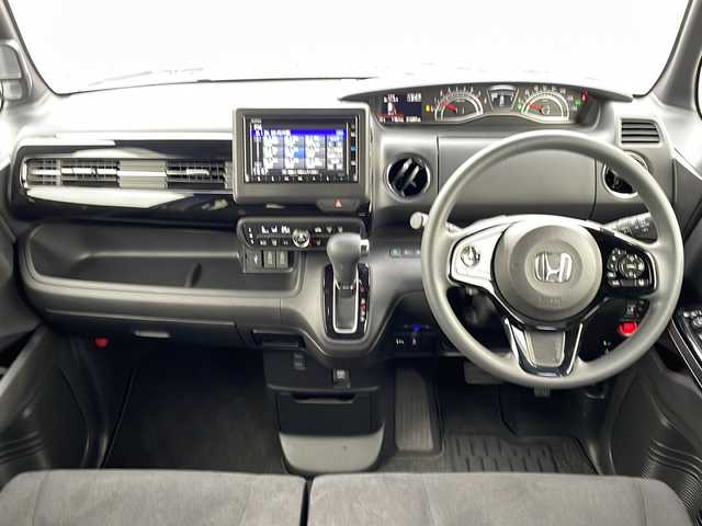 ホンダ Ｎ ＢＯＸ カスタム L 千葉県 2021(令3)年 1.6万km ミッドナイトブルービームM 純正ナビ/Bluetooth/CD/HDMI/フルセグＴＶ/バックカメラ/ＥＴＣ/全方位ドラレコ/片側パワースライドドア/衝突軽減ブレーキ/レーンキープアシスト/オートクルーズコントロール/標識認識機能/先行車発進お知らせ/前席シートヒーター/スマートキー/スペアキー/ベンチシート/純正アルミホイール/純正フロアマット