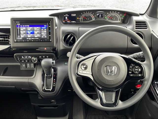 ホンダ Ｎ ＢＯＸ カスタム L 千葉県 2021(令3)年 1.6万km ミッドナイトブルービームM 純正ナビ/Bluetooth/CD/HDMI/フルセグＴＶ/バックカメラ/ＥＴＣ/全方位ドラレコ/片側パワースライドドア/衝突軽減ブレーキ/レーンキープアシスト/オートクルーズコントロール/標識認識機能/先行車発進お知らせ/前席シートヒーター/スマートキー/スペアキー/ベンチシート/純正アルミホイール/純正フロアマット