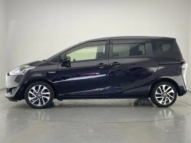 トヨタ シエンタ ハイブリッド G クエロ 愛知県 2018(平30)年 4.1万km クールボルドーガラスフレーク 純正ナビ　シートヒーター　禁煙　バックカメラ　フルセグ　Ｂｌｕｅｔｏｏｔｈ　両側パワスラ　純正ドラレコ　セーフティセンス　衝突軽減　車線逸脱　純正１６インチＡＷ　ＬＥＤオートライト　フォグ　純正マット　オートハイビーム　黒ハーフレザー　プッシュスタート　スマートキー