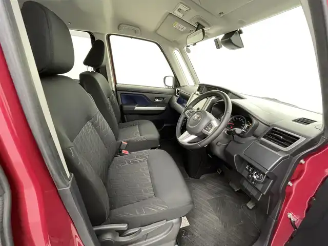 トヨタ ルーミー カスタムG－T 熊本県 2017(平29)年 3.4万km マゼンタベリーマイカM 純正9インチナビNSZT-Y66T/　（CD/DVD/フルセグTV）/バックカメラ/スマートアシストIII/・衝突回避支援ブレーキ機能/・衝突警報機能/・車線逸脱警報機能/・誤発進抑制制御機能/・先行車発進お知らせ機能/・前後コーナーセンサー/クルーズコントロール/ビルトインETC/純正前方ドライブレコーダー/両側パワースライドドア/LEDヘッドライト/オートライト/フォグランプ/横滑り防止装置/スマートキー/プッシュスタート/アイドリングストップ/ステアリングスイッチ/電動格納ミラー/純正１５インチAW/純正フロアマット/取扱説明書