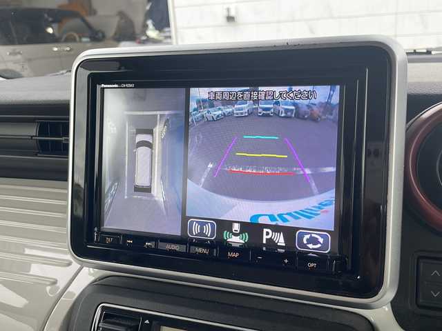 スズキ スペーシア HYBRID X 静岡県 2019(平31)年 2万km ピュアホワイトP 純正8インチナビ/地デジTV/純正CD/DVD/Bluetooth/バックカメラ/両側パワースライドドア/レーダーブレーキサポート/ヘッドアップディスプレイ/オートライト/前後コーナーセンサー/スマートキー