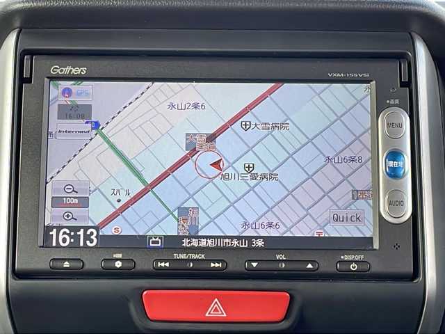 ホンダ Ｎ ＢＯＸ G SSパッケージ 道北・旭川 2015(平27)年 3.9万km プレミアムホワイトパール 純正メモリナビ/CD/DVD/BT/SD/TV/両側パワースライドドア/前席シートヒーター/ミラーヒーター/横滑り防止/純正エンジンスターター/純正フロアマット/ドアバイザー/社外AW付き冬タイヤ積込/保証書/取説/スマートキー/プッシュスタート/保証書/取説