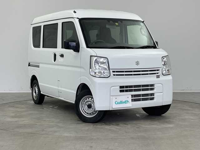 スズキ エブリイ PC 新潟県 2021(令3)年 5.8万km スペリアホワイト 4WD/衝突被害軽減ブレーキ/レーンキープアシスト/コーナーセンサー/オートマチックハイビーム/オートライト/横滑り防止装置/AWセット冬タイヤ積込