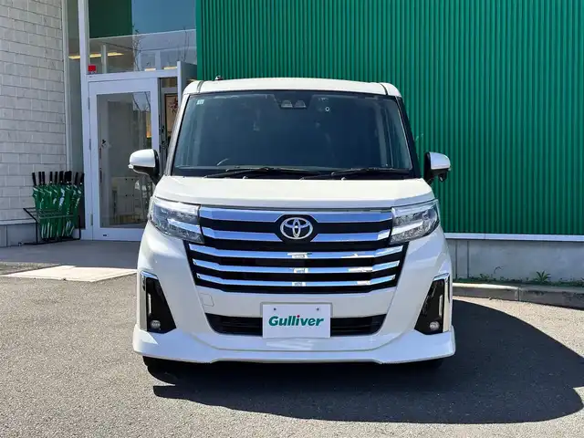 トヨタ ルーミー カスタムG－T 宮城県 2020(令2)年 6.3万km パールホワイトⅢ スマートアシスト/・衝突警報機能/・衝突回避支援ブレーキ機能/・ブレーキ制御付誤発進抑制機能/・先行車発進お知らせ機能/・アダプティブドライビングビーム/・アダプティブクルーズコントロール/・ふらつき警報/・サイドビューランプ/・コーナーセンサー/・路側逸脱警報/・標識認識機能/純正9インチナビ（NSZT-Y68T）/・CD/DVD/・Bluetooth/・フルセグTV/バックカメラ/ビルトインETC2.0/ドライブレコーダー/ウェルカムパワースライドドア（両側）/革巻きステアリング/ステアリングスイッチ/LEDヘッドランプ/フォグランプ/オートライト/電動パーキングブレーキ/ブレーキホールド/スマートキー＆プッシュスタート/スペアキー/電動格納ミラー/純正15インチAW/純正ドアバイザー/Wエアバッグ