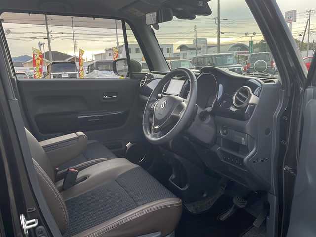 スズキ ハスラー Jスタイル Ⅲ 山口県 2018(平30)年 1.4万km アーバンブラウンパールメタリック/スチールシルバー2トーン ワンオーナー/禁煙車/スマートキー/プッシュスタート/全方位カメラ/純正メモリナビ/(DTV/BT/DVD/ラジオ)/シートヒーター/アイドリングストップ/オートエアコン/オートライト/純正フロアマット/純正アルミホイール/衝突軽減ブレーキ/横滑り防止装置/車線逸脱警報装置/保証書/取扱説明書/記録簿