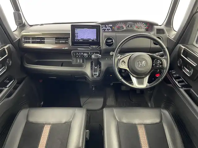 ホンダ Ｎ ＢＯＸ カスタム G EX ターボ ホンダセンシング 埼玉県 2017(平29)年 3.3万km プレミアムホワイトパールⅡ 社外ナビ/バックカメラ　/ＥＴＣ　/ミラー型ドライブレコーダー　/アダクティブクルーズコントロール　/レーンキープアシスト/クリアランスソナー/両側パワースライドドア　/シートヒーター　/ＬＥＤヘッドライト/純正アルミホイール　/スペアキー/スマートキー