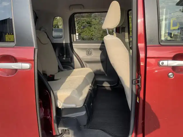 ダイハツ ムーヴ キャンバス X 愛知県 2017(平29)年 9.2万km ファイアークォーツレッドM 【(株)IDOMが運営する【じしゃロン名古屋鳴海店】の自社ローン対象車両になります。こちらは現金ご利用時の価格です。自社ローンご希望の方は別途その旨お申付け下さい。】/社外ナビ／フルセグＴＶ／ＢＴ／ＣＤ／ＤＶＤ　/バックカメラ　/ＥＴＣ　/アイドリングストップ　/横滑り防止装置　/盗難防止装置　/オートライト　/純正フロアマット　/レベライザー　/エンジンプッシュスタート　/ドアバイザー