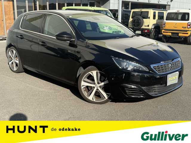 プジョー ３０８ GT ブルーHDi 千葉県 2016(平28)年 10.1万km ペルラネラブラック ユーザー買取車両/純正ナビ/・BT/CD/USB/バックカメラ/ステアリングスイッチ/MTモードAT/クルーズコントロール/ETC/LEDヘッドライト/オートライト/スマートキー/プッシュスタート