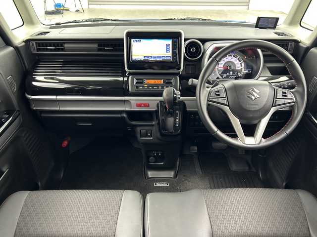 スズキ スペーシア カスタム HYBRID XS ターボ 三重県 2021(令3)年 2.5万km ブリスクブルーM /禁煙車//純正ナビ//バックカメラ//両側パワースライドドア//レーダークルーズコントロール//パドルシフト//運転席シートヒーター//パドルシフト//ETC//GPSレーダー//電格ミラー//LEDヘッドライト//オートライト//ドライブレコーダー//プッシュスタート//スマートキー//純正15インチアルミホイール