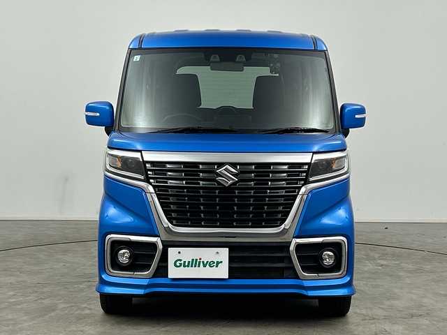 スズキ スペーシア カスタム HYBRID XS ターボ 三重県 2021(令3)年 2.5万km ブリスクブルーM /禁煙車//純正ナビ//バックカメラ//両側パワースライドドア//レーダークルーズコントロール//パドルシフト//運転席シートヒーター//パドルシフト//ETC//GPSレーダー//電格ミラー//LEDヘッドライト//オートライト//ドライブレコーダー//プッシュスタート//スマートキー//純正15インチアルミホイール