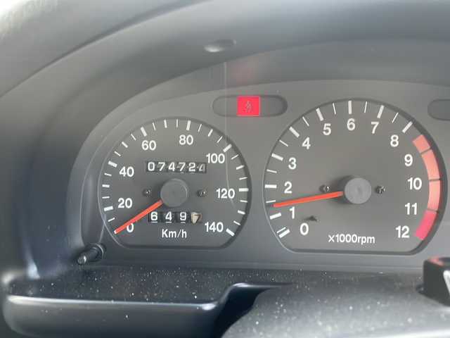 スズキ カプチーノ 広島県 1992(平4)年 7.5万km サテライトシルバーメタリック /登録時走行距離/　　　　　　　74724キロ/ターボ/黒合皮シート/ETC/取扱説明書/