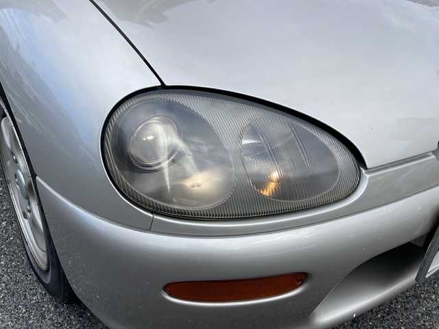 スズキ カプチーノ 広島県 1992(平4)年 7.5万km サテライトシルバーメタリック /登録時走行距離/　　　　　　　74724キロ/ターボ/黒合皮シート/ETC/取扱説明書/