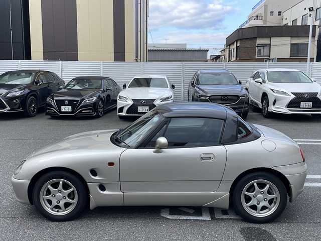 スズキ カプチーノ 広島県 1992(平4)年 7.5万km サテライトシルバーメタリック /登録時走行距離/　　　　　　　74724キロ/ターボ/黒合皮シート/ETC/取扱説明書/
