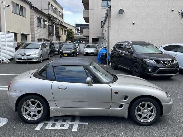 スズキ カプチーノ 広島県 1992(平4)年 7.5万km サテライトシルバーメタリック /登録時走行距離/　　　　　　　74724キロ/ターボ/黒合皮シート/ETC/取扱説明書/