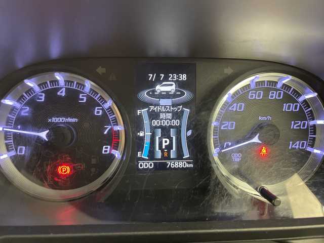 ダイハツ ムーヴ カスタム X SAⅡ 富山県 2015(平27)年 7.7万km ブラックマイカメタリック/ファイアークォーツレッドメタリック 2トーン ナビ（CD　DVD　bluetooth）/フルセグTV/バックカメラ/リアコーナーセンサー/ETC/スマートキー/プッシュスタート/オートライト/LEDヘッドライト/フォグ/衝突軽減ブレーキ/車線逸脱警告/横滑防止装置/純正バイザー/保証書