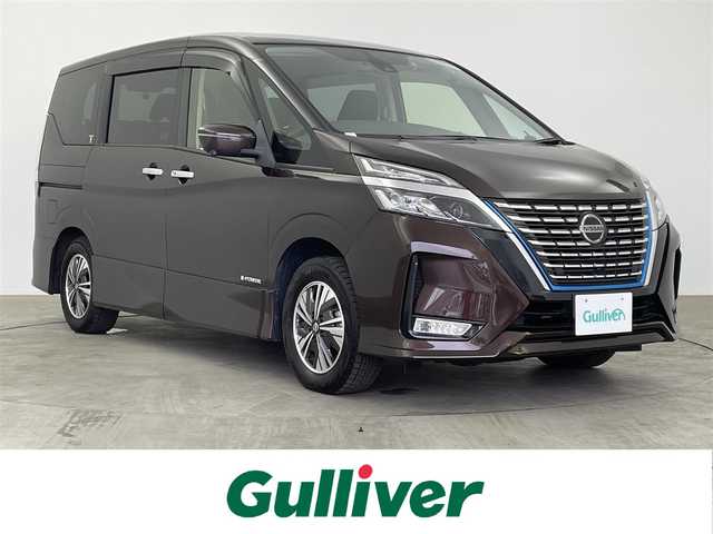 日産 セレナ e－パワー ハイウェイスター V 大分県 2019(令1)年 7.8万km インペリアルアンバーP 衝突軽減ブレーキ/パーキングアシスト/レーダークルーズコントロール/レーンキープアシスト/コーナーセンサー/ブラインドスポットモニター/純正9インチSDナビ/ Bluetooth/DVD/CD/フルセグTV/全方位カメラ/社外ETC/ドライブレコーダー前後/純正フリップダウンモニター/純正フロアマット/純正15インチアルミホイール/LEDヘッドライト/オートライト/社外アルミホイール冬タイヤ付車載