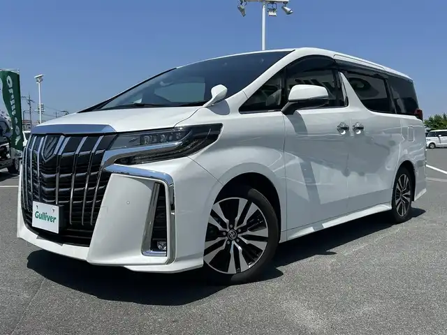トヨタ アルファード S Cパッケージ 奈良県 2021(令3)年 3.6万km ホワイトパールクリスタルシャイン ツインムーンルーフ/純正９インチディスプレイオーディオ/リアシートエンターテイメントシステム/ジデタルインナーミラー/ブラインドスポットミニター/純正18インチアルミホイール/両側パワースライドドア/パワーバックドア/ブラック合皮シート/フルセグ/電動パーキングブレーキ　/ブレーキホールド　/前後ドライブレコーダー/ステアリングヒーター