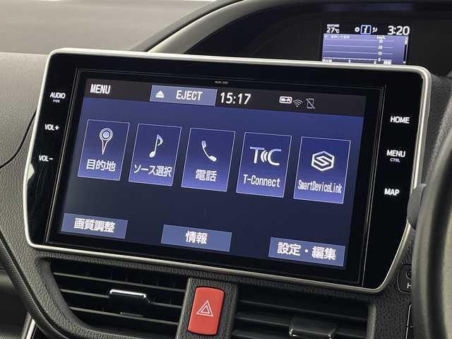 トヨタ ヴォクシー ハイブリッド ZS 煌Ⅲ 新潟県 2021(令3)年 5.4万km ブラック 純正メモリナビ/（BT/FM/AM/DVD/フルセグTV)/バックカメラ/ステアリングスイッチ/ハーフレザーシート/シートヒーター/エンジンスターター/前後ドライブレコーダー/トラクションコントロール/純正LEDオートヘッドライト/サンシェード/電格ミラー/ウィンカーミラー/ETC/保証書/取扱説明書