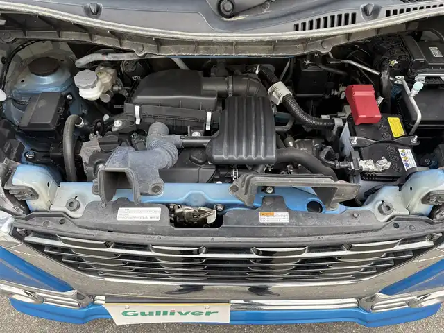 スズキ スペーシア カスタム HYBRID GS 岩手県 2020(令2)年 3.7万km ブリスクブルーM スズキセーフティサポート/・車線逸脱抑制制御機能/・車線逸脱警報機能/・パーキングソナー/・横滑り防止装置/・ハイビームアシスト/アダプティブクルーズコントロール/デュアルカメラブレーキサポート/純正7インチナビ【地図SD無】/・BT.CD.DVD.USB.AUX/バックカメラ/片側パワースライドドア/前席シートヒーター/ビルトインETC/ドライブレコーダー（FR）/プッシュスタート/スマートキー×2/アイドリングストップ/LEDヘッドライト/LEDフォグライト/ステアリングスイッチ/純正フロアマット/純正14インチAW/ロールサンシェード