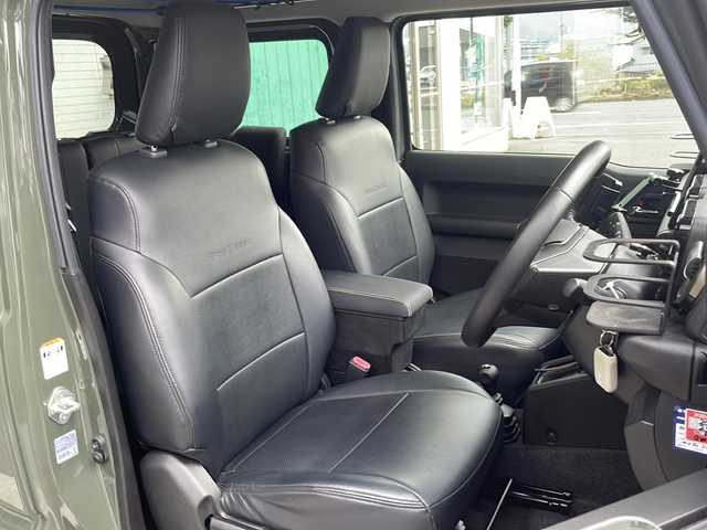 スズキ ジムニー XC 京都府 2021(令3)年 2.6万km ジャングルグリーン パナソニック８インチナビ　Ｂｌｕｅｔｏｏｔｈオーディオ　フルセグ　ＤＶＤ再生　スズキセーフティサポート　クルーズコントロール　シートヒーター　ＥＴＣ　ＬＥＤヘッドライト　前後ドラレコ　禁煙車
