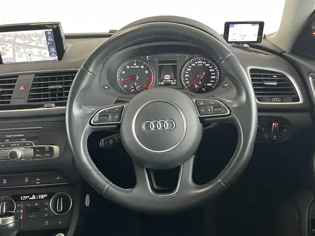 アウディ Ｑ３ 2．0 TFSI クワトロ 180PS 山形県 2018(平30)年 4.2万km グレイシアホワイトメタリック アシスタンスパッケージ/・クルーズコントロール/・サイドアシスト/・アクティブレーンアシスト/・ハイビームアシスト/LEDパッケージ/・LEDライト/・ヘッドライトウォッシャー/・LEDリヤダイナミックターンインディケーター/コンビニエンスパッケージ/・アドバンスドキー/・パーキングシステム/リヤビューカメラ/MMIナビゲーション/・CD/DVD/・Bluetooth/SD/・地デジTV/純正ドライブレコーダー/シートヒーター/社外GPSレーダー/スペアキー×１/保証書/取説