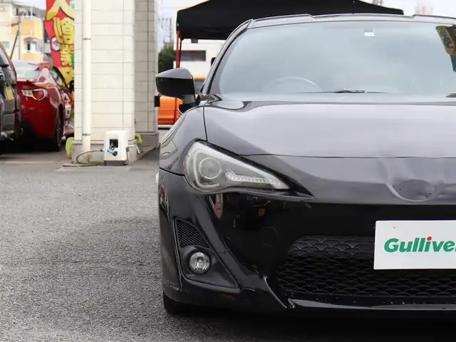 トヨタ ８６ GT 神奈川県 2013(平25)年 8.5万km 黒 TRDエアロ/：TRDスポーツマフラー/追加メーター/：社外シフトノブ/社外18インチホワイトアルミホイール/社外ヘッドライト/：社外LEDテールレンズ/純正フロアマット/ETC