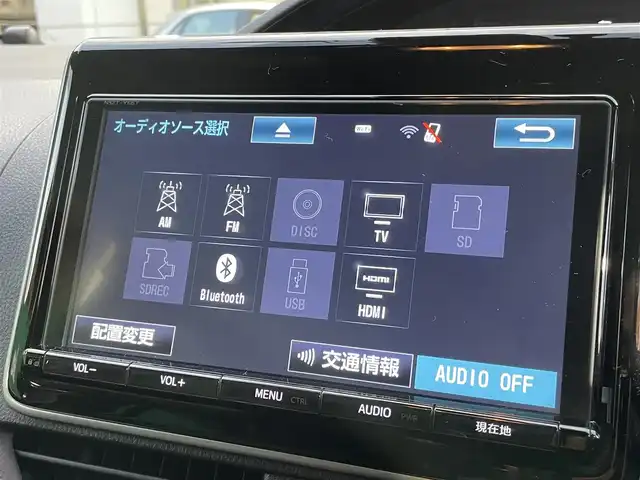 トヨタ エスクァイア ハイブリッド Gi ブラックテーラード 東京都 2016(平28)年 4.5万km スパークリングブラックパールクリスタルシャイン 純正9インチナビ（NSZT-Y66T）/・フルセグTV/DVD/Bluetoothオーディオ/両側電動スライドドア/バックカメラ/ドライブレコーダー前後/トヨタセーフティセンスC/・プリクラッシュセーフティシステム/・レーンディパーチャーアラート/・オートマチックハイビーム/合皮シート/前席シートヒーター/純正15インチアルミホイール/保証書/取扱説明書/スペアキー
