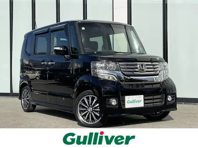 ホンダ Ｎ ＢＯＸ カスタム G ターボSSパッケージ 大阪府 2013(平25)年 3.8万km プレミアムゴールドパープルパール 社外ナビ/・CD/DVD/BT/フルセグ/両側パワースライドドア/バックカメラ/純正アルミ/ＨＩＤライト/オートライト/パドルシフト/スマートキー/純正マット/プッシュスタート