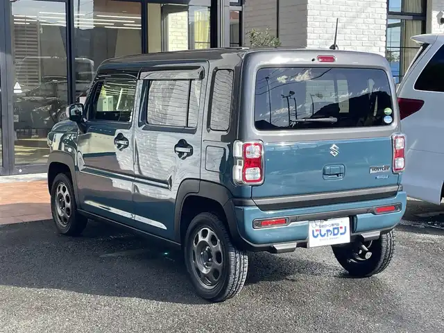 スズキ ハスラー HYBRID G 高知県 2020(令2)年 7.3万km デニムブルー ガンメタリック 2トーン (株)IDOMが運営する【じしゃロン高知店】の自社ローン対象車両になります。こちらは現金ご利用時の価格です。自社ローンご希望の方は別途その旨お申付け下さい。