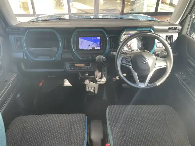 スズキ ハスラー HYBRID G 高知県 2020(令2)年 7.3万km デニムブルー ガンメタリック 2トーン (株)IDOMが運営する【じしゃロン高知店】の自社ローン対象車両になります。こちらは現金ご利用時の価格です。自社ローンご希望の方は別途その旨お申付け下さい。