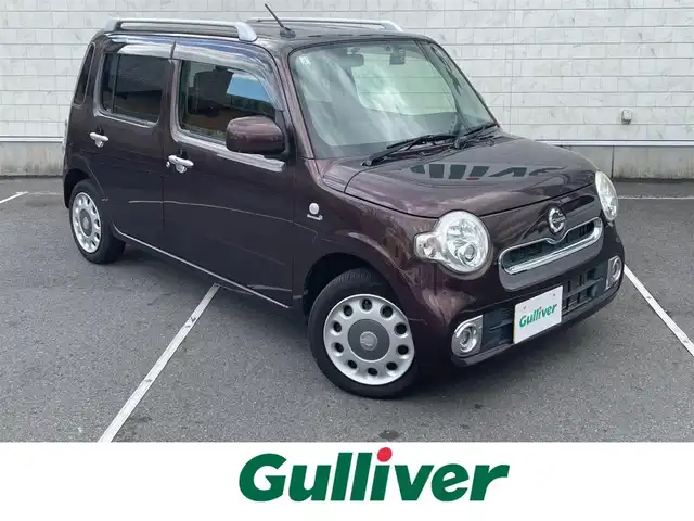 ダイハツ ミラ ココア プラスX 静岡県 2015(平27)年 4.9万km プラムブラウンクリスタルマイカ 社外ナビ　/・ＴＶ　/・ＤＶＤ再生　/・ＵＳＢ入力端子　/スマートキー　/前後ドラレコ　/ＥＴＣ　/ベンチシート　/社外フロアマット　/ＬＥＤライト　/ルーフレール