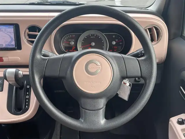 ダイハツ ミラ ココア プラスX 静岡県 2015(平27)年 4.9万km プラムブラウンクリスタルマイカ 社外ナビ　/・ＴＶ　/・ＤＶＤ再生　/・ＵＳＢ入力端子　/スマートキー　/前後ドラレコ　/ＥＴＣ　/ベンチシート　/社外フロアマット　/ＬＥＤライト　/ルーフレール