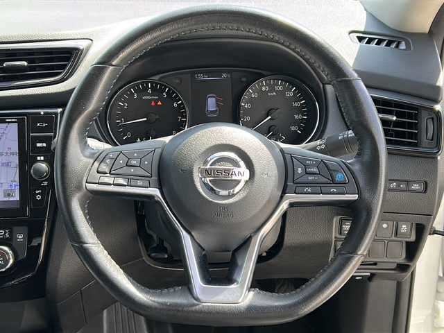 日産 エクストレイル 20Xi 石川県 2018(平30)年 2.6万km ブリリアントホワイトパール 純正９インチナビ/   フルセグTV/CD/DVD/Bluetooth/衝突軽減/プロパイロット/全方位モニター/スマートルームミラー/電動リアゲート/ドライブレコーダー/純正フロアマット/プッシュスタート/スマートキー/ＥＴＣ/ＬＥＤライト