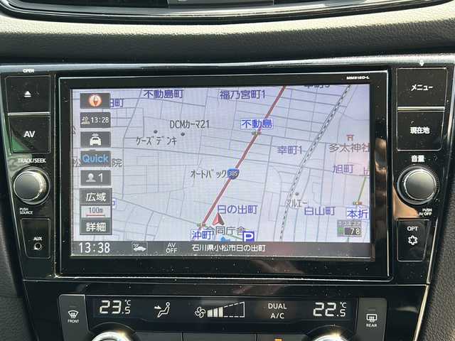 日産 エクストレイル 20Xi 石川県 2018(平30)年 2.6万km ブリリアントホワイトパール 純正９インチナビ/   フルセグTV/CD/DVD/Bluetooth/衝突軽減/プロパイロット/全方位モニター/スマートルームミラー/電動リアゲート/ドライブレコーダー/純正フロアマット/プッシュスタート/スマートキー/ＥＴＣ/ＬＥＤライト
